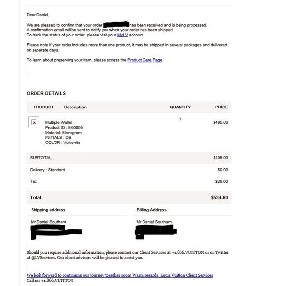 Louis Vuitton Multiple Wallet Mens Bifold - Picture 7 of 7